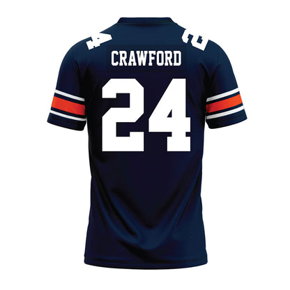 Auburn - NCAA Football : Keyron Crawford - Navy Youth Premium Football Jersey