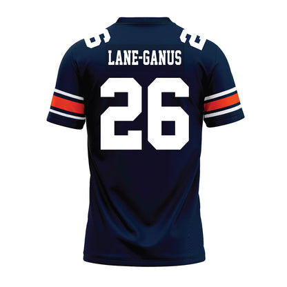 Auburn - NCAA Football : A'Mon Lane-Ganus - Navy Youth Premium Football Jersey