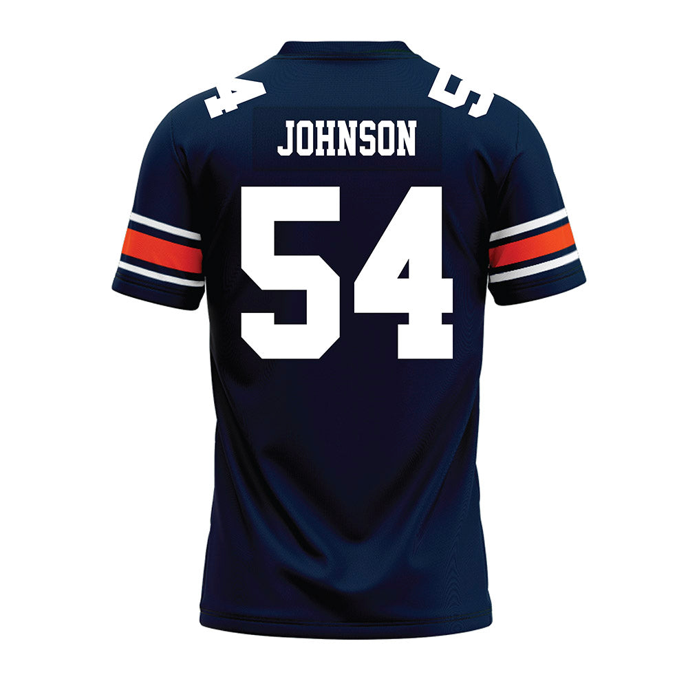 Auburn - NCAA Football : Tate Johnson - Navy Youth Premium Football Jersey