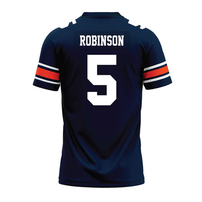 Auburn - NCAA Football : Jahquez Robinson - Navy Premium Football Jersey-1