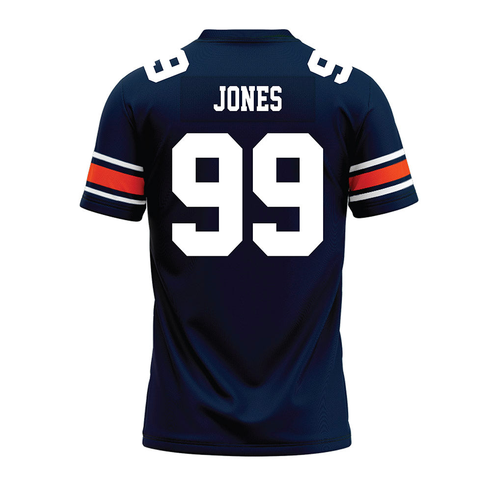 Auburn - NCAA Football : Jayson Jones - Navy Youth Premium Football Jersey