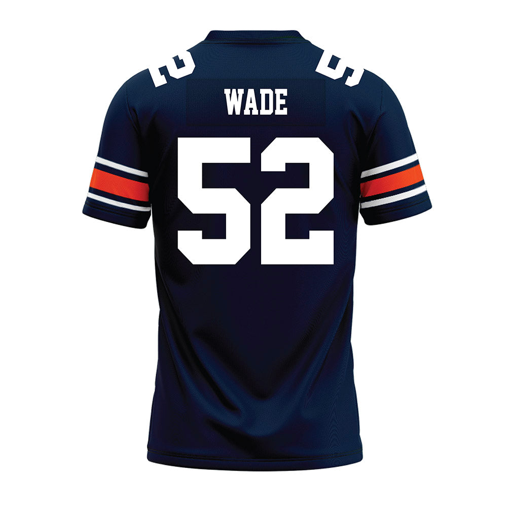 Auburn - NCAA Football : Dillon Wade - Navy Youth Premium Football Jersey