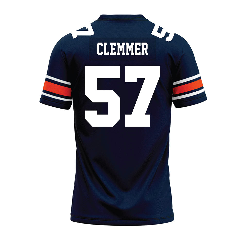 Auburn - NCAA Football : Harrison Clemmer - Navy Youth Premium Football Jersey