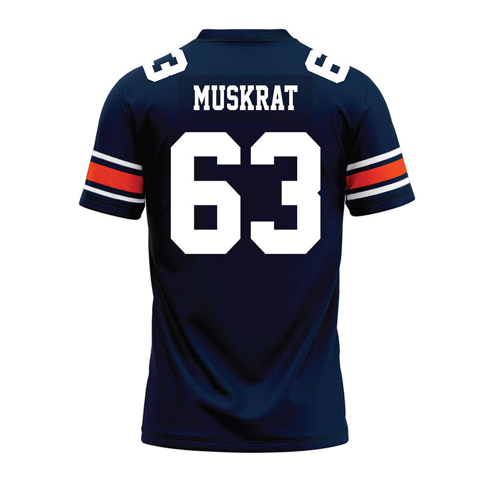 Auburn - NCAA Football : Jaden Muskrat - Navy Youth Premium Football Jersey