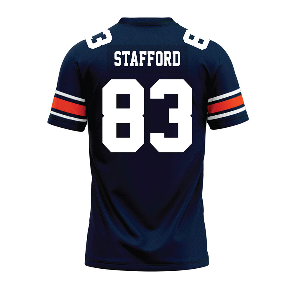 Auburn - NCAA Football : Colby Stafford - Navy Youth Premium Football Jersey