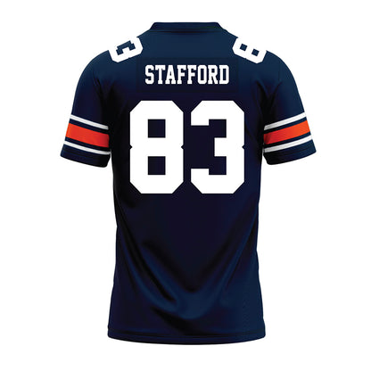 Auburn - NCAA Football : Colby Stafford - Navy Youth Premium Football Jersey