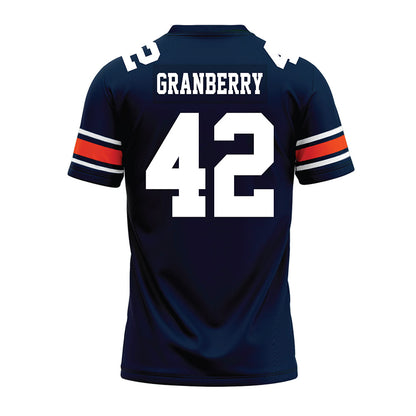 Auburn - NCAA Football : Coleman Granberry - Navy Youth Premium Football Jersey