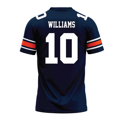 Auburn - NCAA Football : Amaris Williams - Navy Youth Premium Football Jersey