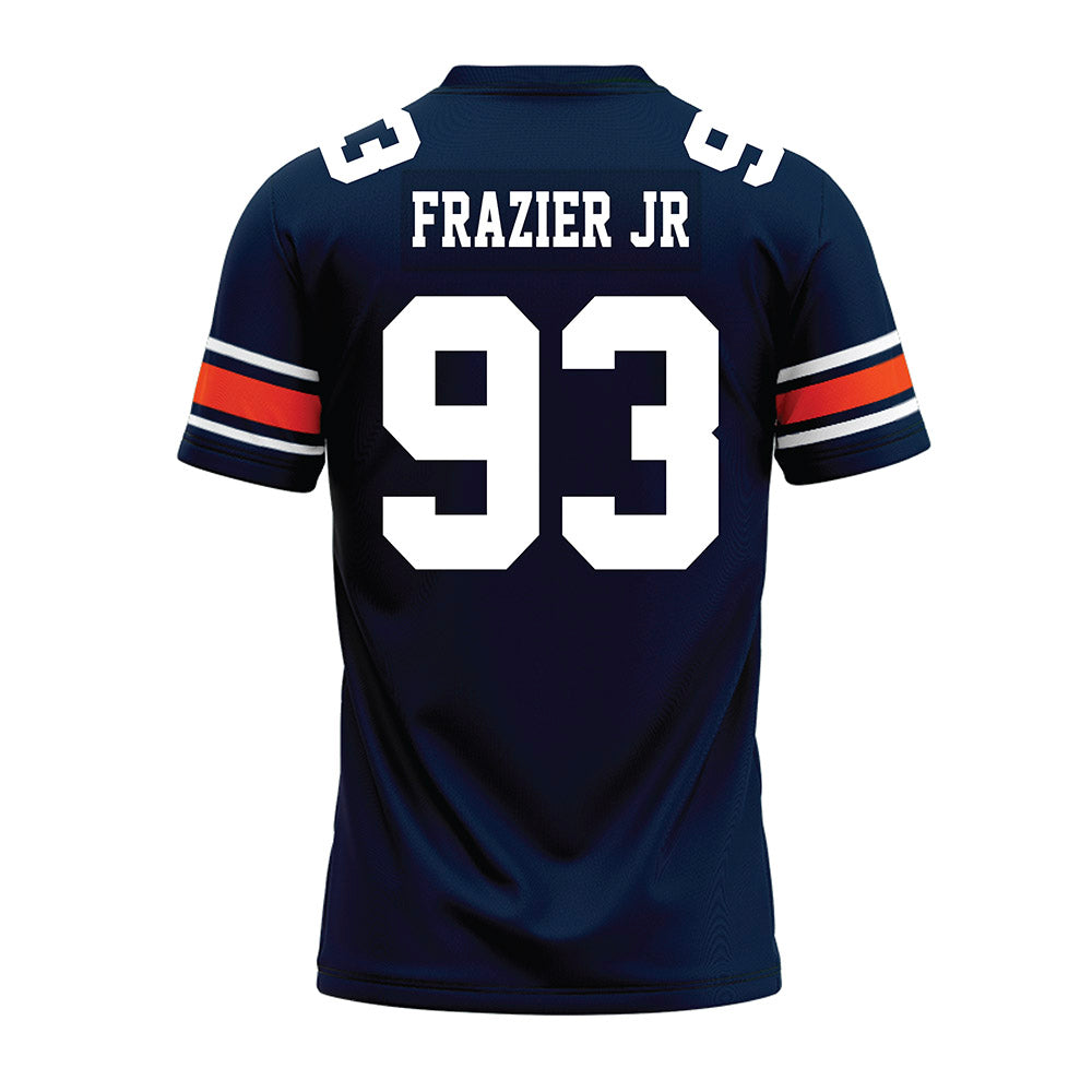 Auburn - NCAA Football : Joe Frazier - Navy Premium Football Jersey-1