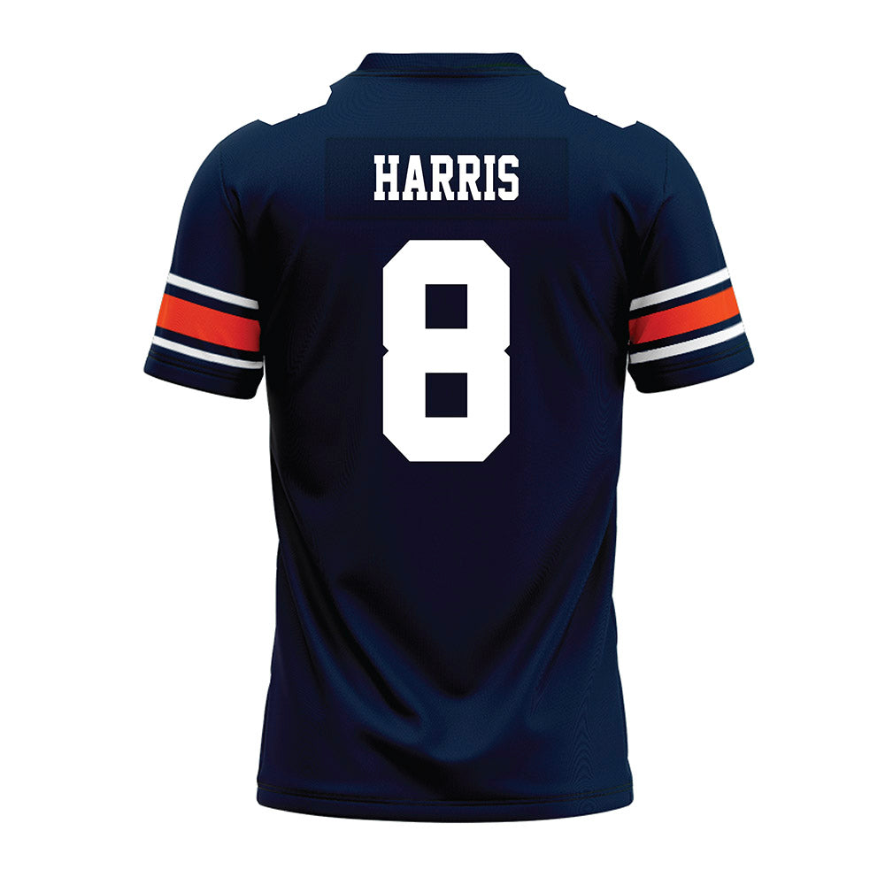 Auburn - NCAA Football : Kaleb Harris - Navy Premium Football Jersey-1