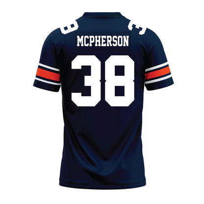 Auburn - NCAA Football : Alex McPherson - Navy Youth Premium Football Jersey