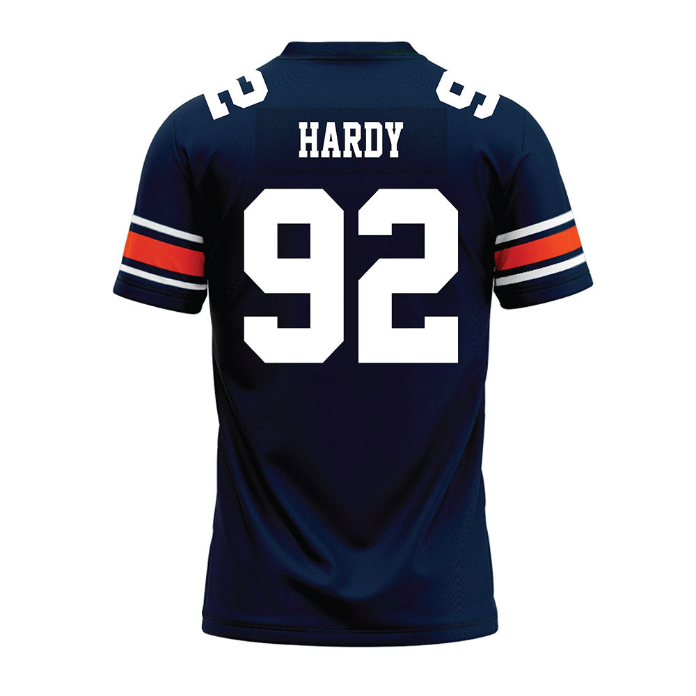 Auburn - NCAA Football : Jay Hardy - Navy Premium Football Jersey-1