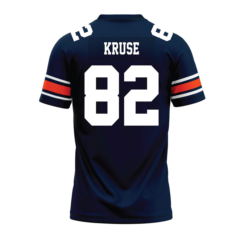 Auburn - NCAA Football : Jake Kruse - Navy Youth Premium Football Jersey