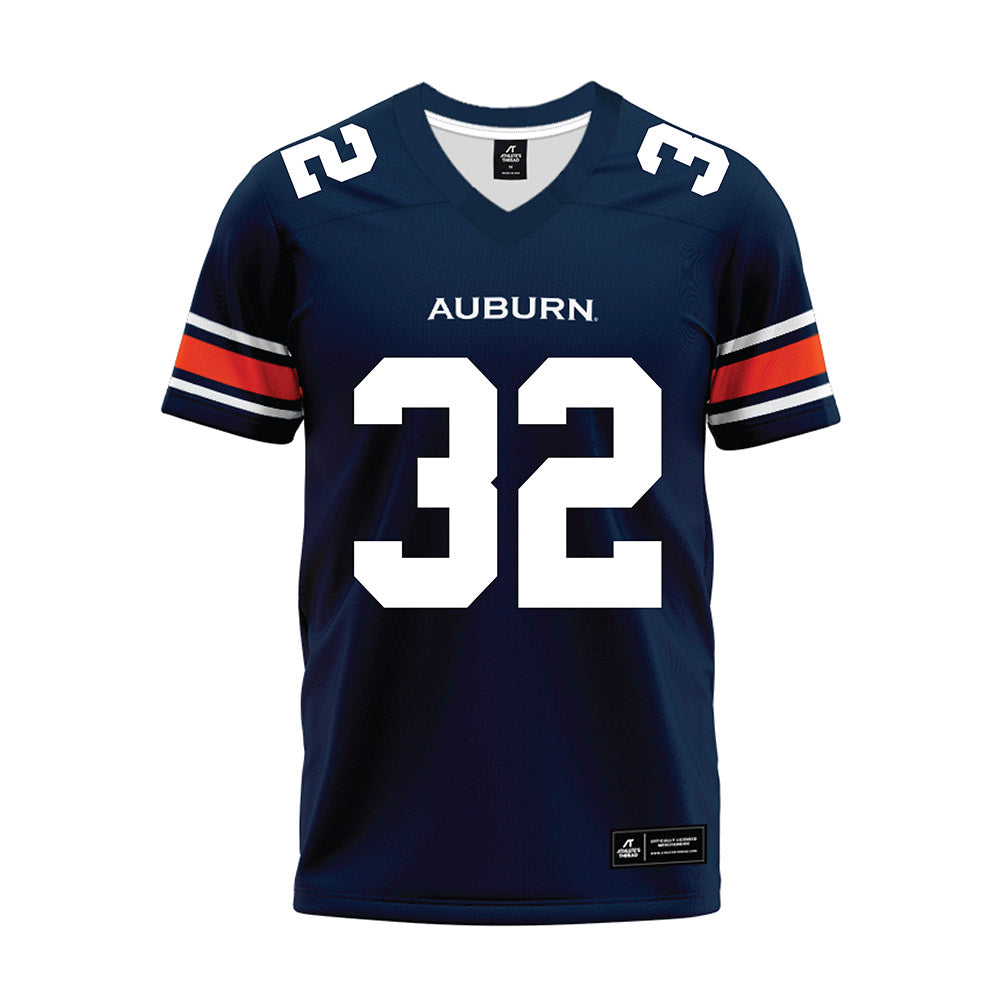 Auburn - NCAA Football : Cade Carlson - Navy Youth Premium Football Jersey