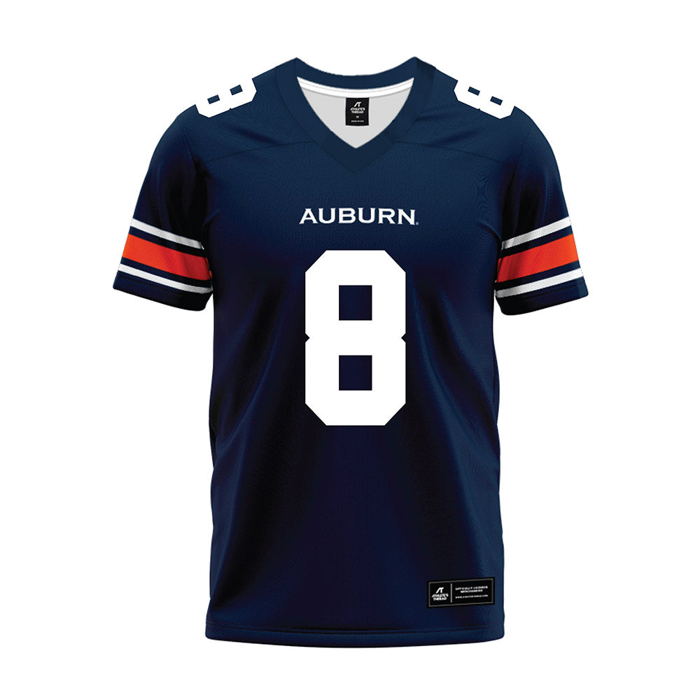 Auburn - NCAA Football : Kaleb Harris - Navy Premium Football Jersey-0