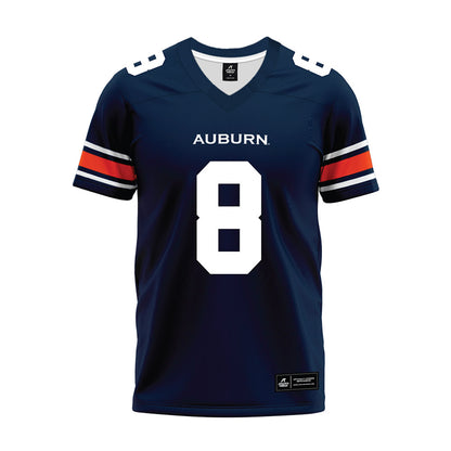 Auburn - NCAA Football : Kaleb Harris - Navy Premium Football Jersey-0