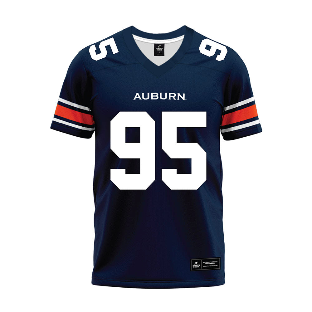 Auburn - NCAA Football : Jourdin Crawford - Navy Premium Football Jersey-0