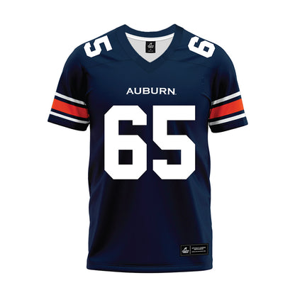 Auburn - NCAA Football : Seth Wilfred - Navy Youth Premium Football Jersey