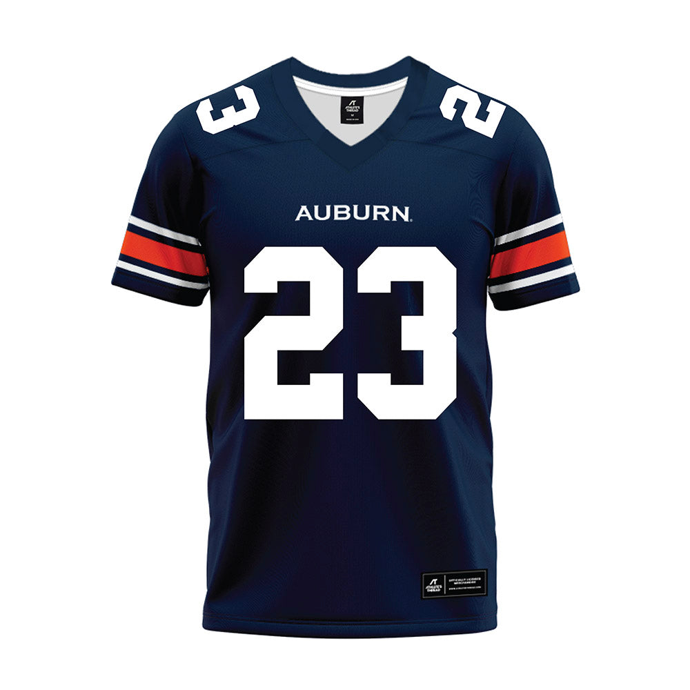 Auburn - NCAA Football : Jeremiah Cobb - Navy Youth Premium Football Jersey