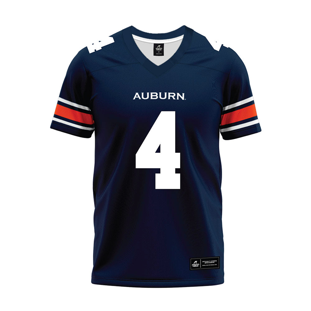 Auburn - NCAA Football : Malcolm Simmons - Navy Premium Football Jersey-0