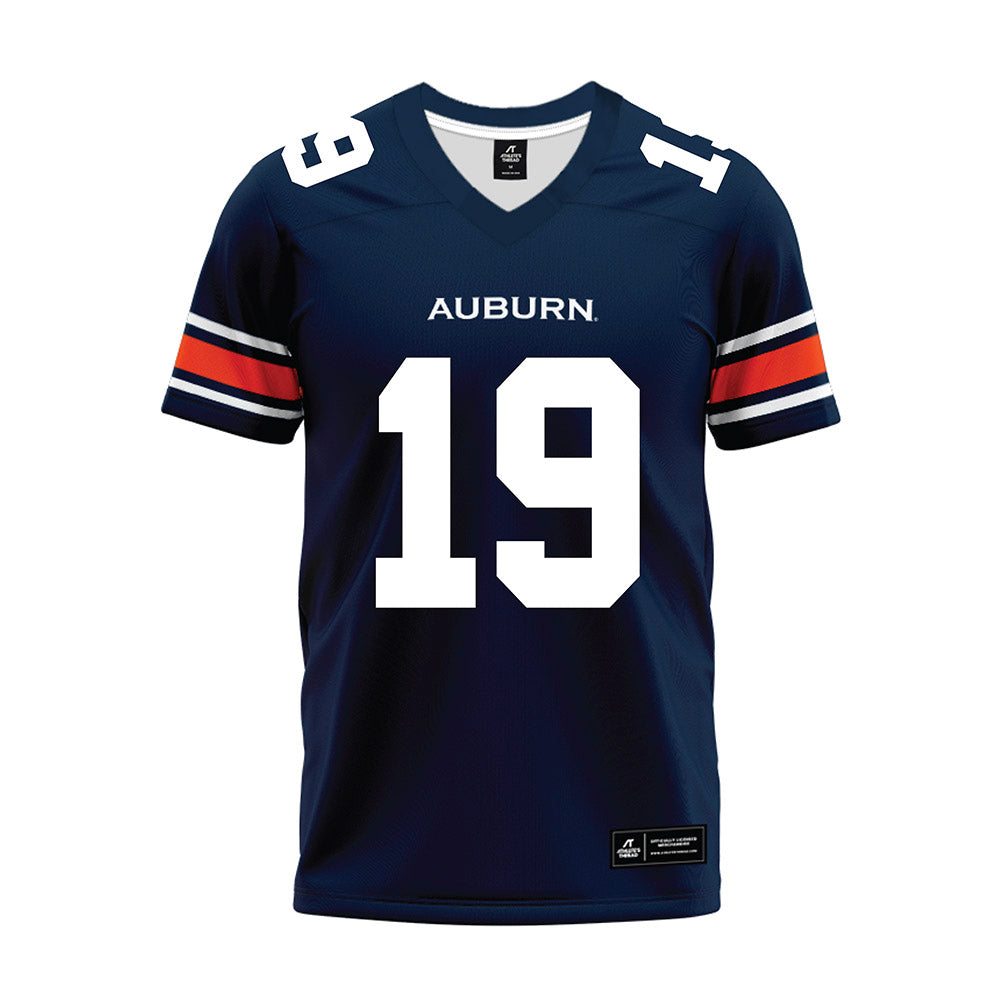 Auburn - NCAA Football : Jackson Barkley - Navy Youth Premium Football Jersey