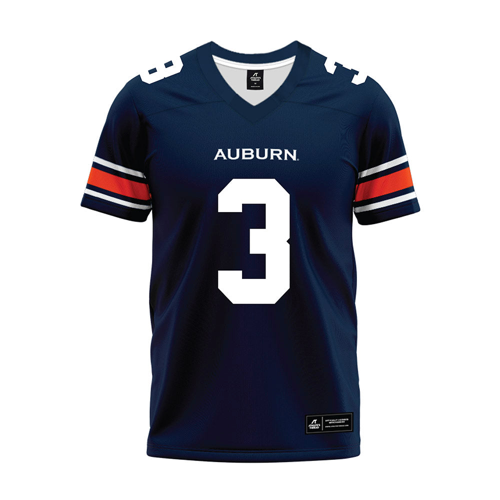 Auburn - NCAA Football : Perry Thompson - Navy Youth Premium Football Jersey