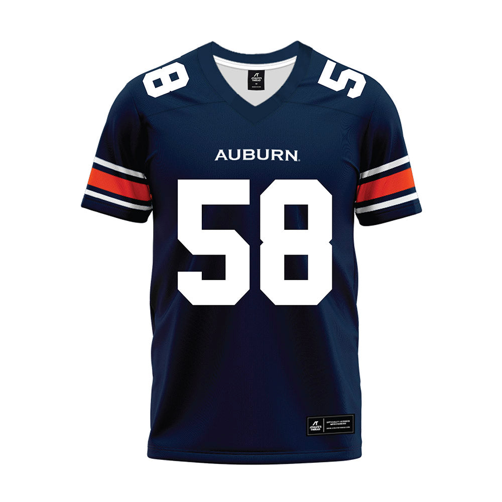 Auburn - NCAA Football : Tai Buster - Navy Premium Football Jersey-0