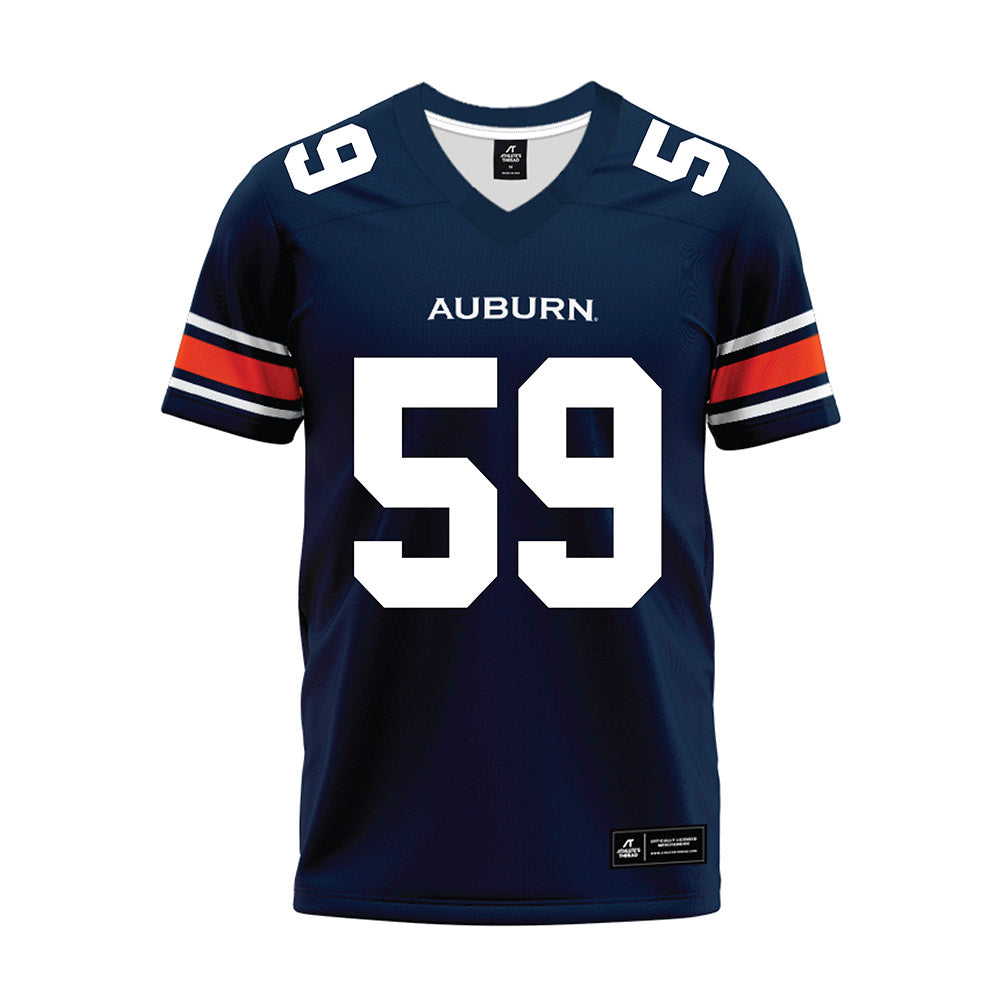 Auburn - NCAA Football : Isaac Boulger - Navy Youth Premium Football Jersey