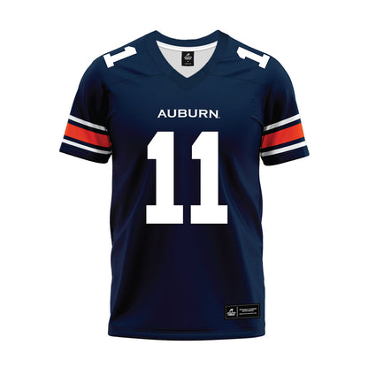 Auburn - NCAA Football : Malcolm Simmons - Navy Youth Premium Football Jersey