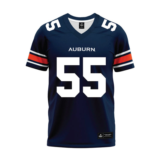 Auburn - NCAA Football : Malachi Harris - Navy Premium Football Jersey-0