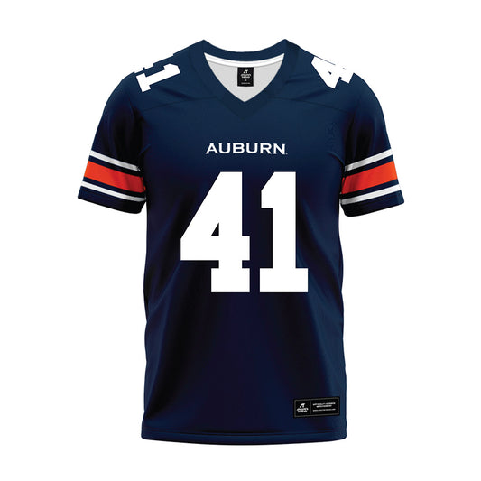 Auburn - NCAA Football : Jared Smith - Navy Premium Football Jersey-0