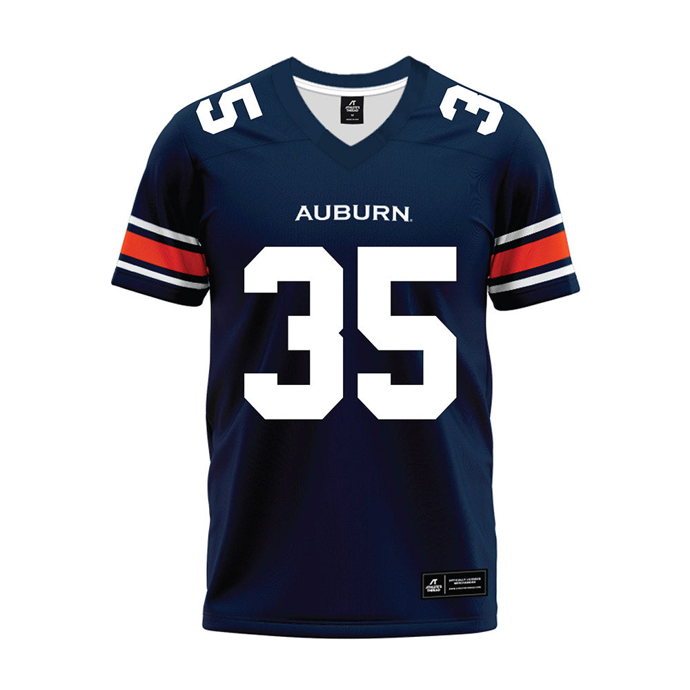 Auburn - NCAA Football : Dallas Walker - Navy Premium Football Jersey-0