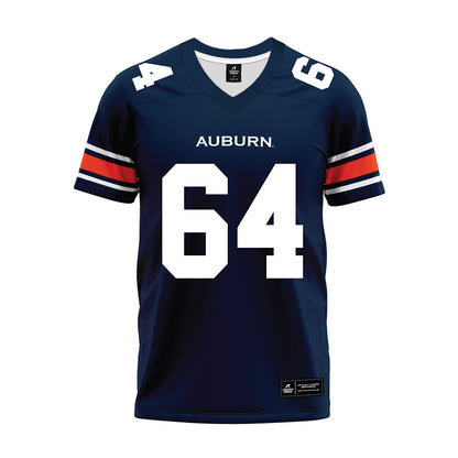 Auburn - NCAA Football : Benton Cantey - Navy Premium Football Jersey-0