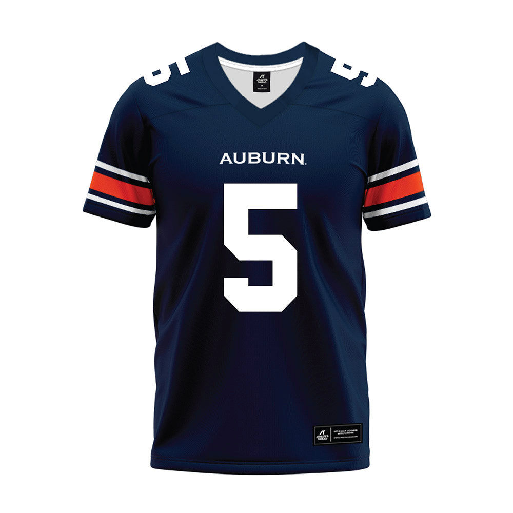 Auburn - NCAA Football : Jahquez Robinson - Navy Premium Football Jersey-0