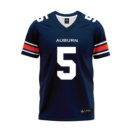 Auburn - NCAA Football : Jahquez Robinson - Navy Premium Football Jersey-0