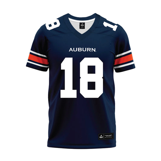 Auburn - NCAA Football : Kaleb Harris - Navy Youth Premium Football Jersey