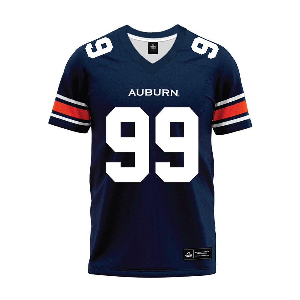 Auburn - NCAA Football : Antonio Coleman - Navy Premium Football Jersey-0