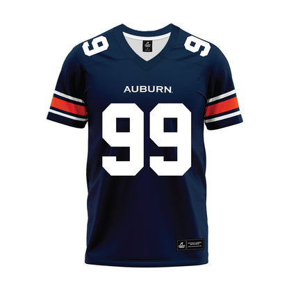 Auburn - NCAA Football : Antonio Coleman - Navy Premium Football Jersey-0
