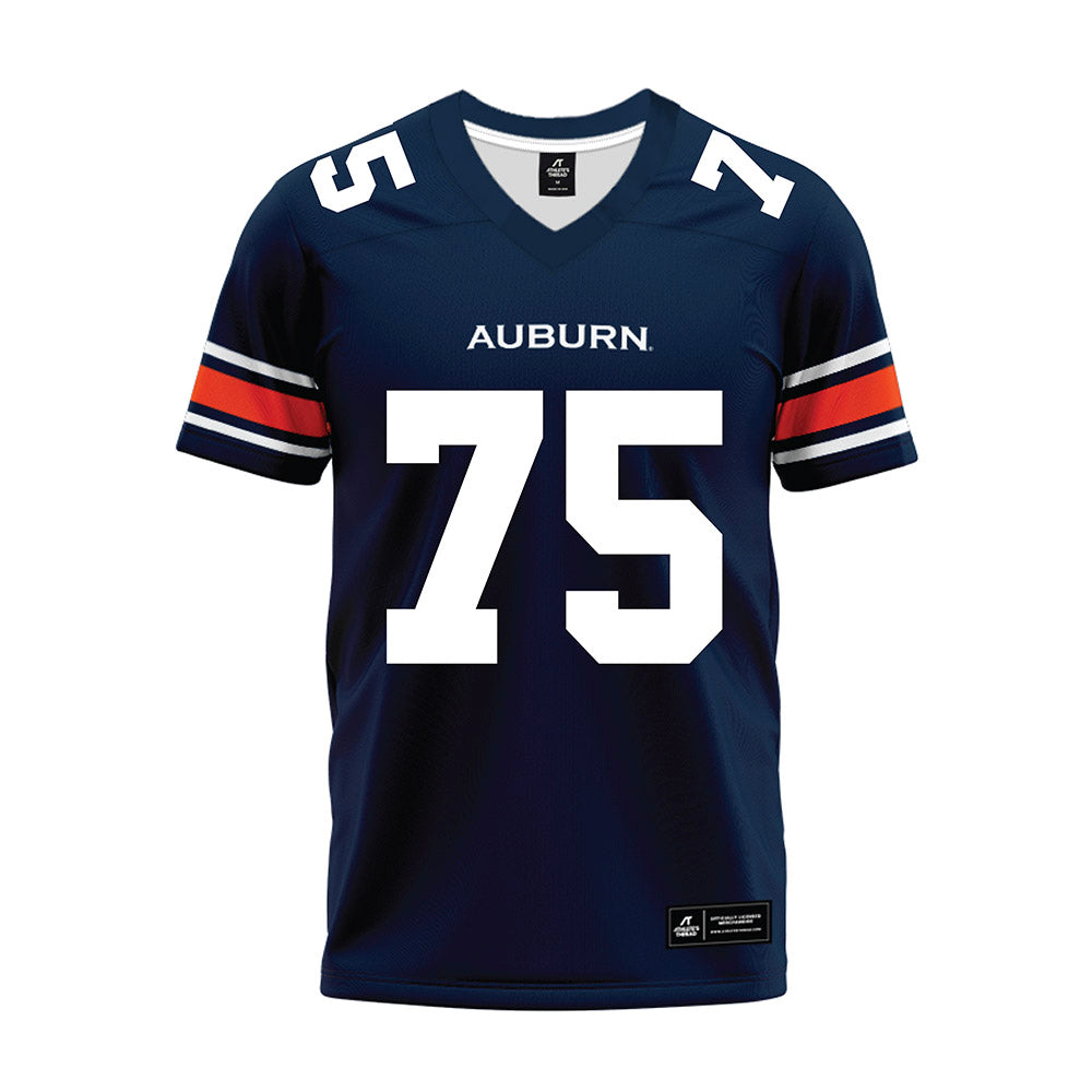 Auburn - NCAA Football : Connor Lew - Navy Youth Premium Football Jersey