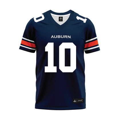 Auburn - NCAA Football : Derick Duke Smith - Navy Premium Football Jersey-0