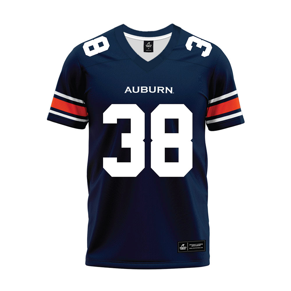 Auburn - NCAA Football : Alex McPherson - Navy Youth Premium Football Jersey