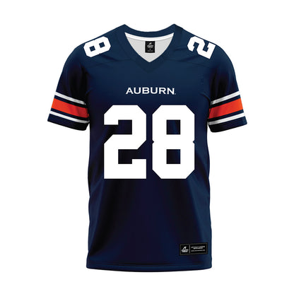 Auburn - NCAA Football : Camden Etheredge - Navy Youth Premium Football Jersey