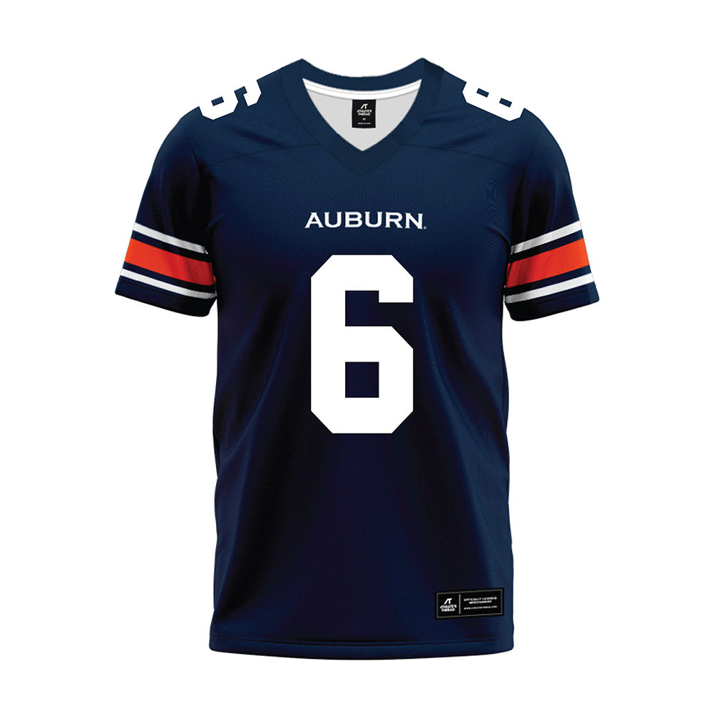 Auburn - NCAA Football : Demarcus Riddick - Navy Premium Football Jersey-0