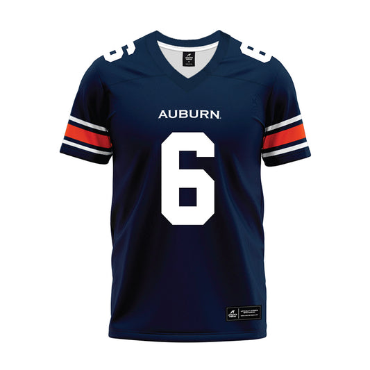 Auburn - NCAA Football : Demarcus Riddick - Navy Premium Football Jersey-0