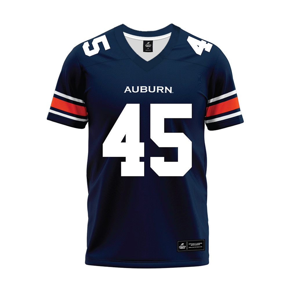 Auburn - NCAA Football : Antonio Melendez - Navy Premium Football Jersey-0