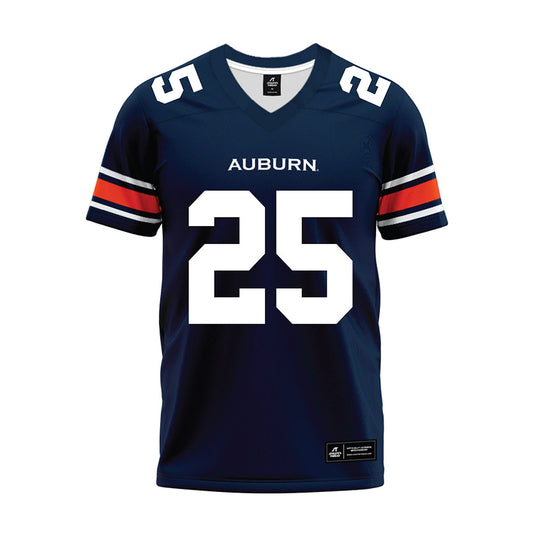 Auburn - NCAA Football : Eric Winters - Navy Premium Football Jersey-0