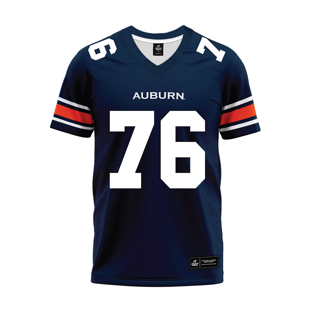 Auburn - NCAA Football : Clay Wedin - Navy Youth Premium Football Jersey