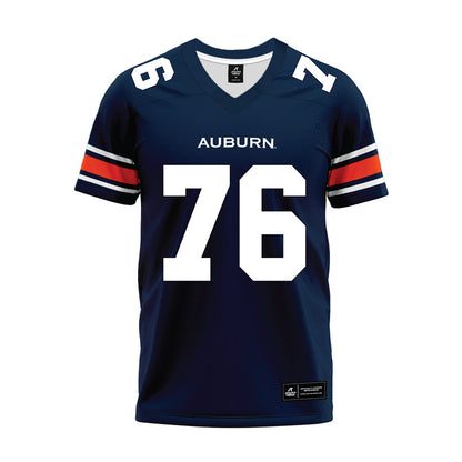 Auburn - NCAA Football : Clay Wedin - Navy Youth Premium Football Jersey