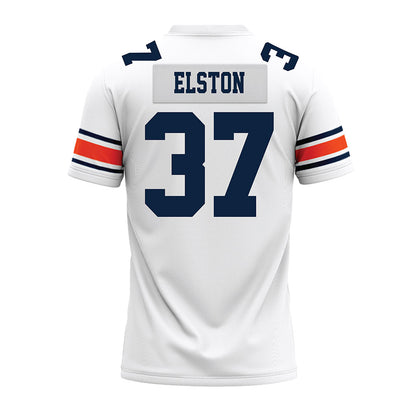 Auburn - NCAA Football : Rod Elston - White Youth Premium Football Jersey