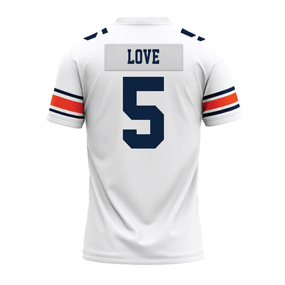 Auburn - NCAA Football : Terrance Love - White Youth Premium Football Jersey